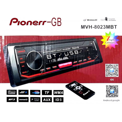 автомагнитола+Bluetooth+USB+AUX+Радио MVH-8023MBT