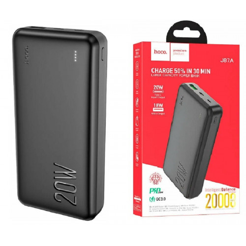 зарядка портативная Power Bank 20000mAh Hoco J87A