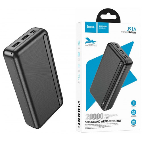 зарядка портативная Power Bank 20000mAh Hoco J91A