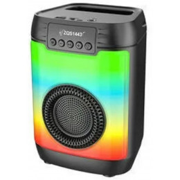 колонка+Bluetooth+USB+SD+радио+аккумулятор+светомузыка ZQS-1443