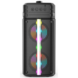 колонка+Bluetooth+USB+SD+радио+аккумулятор+микрофон+эквалайзер+светомузыка ZQS-4242