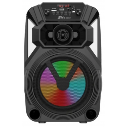 колонка+Bluetooth+USB+SD+радио+аккумулятор+микрофон+эквалайзер+светомузыка ZQS-8127