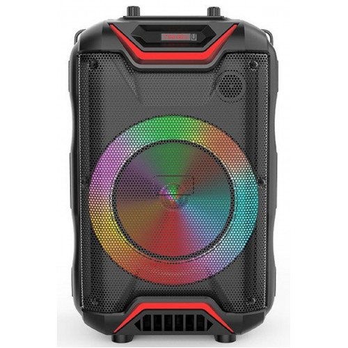 колонка+Bluetooth+USB+SD+радио+аккумулятор+микрофон+эквалайзер+светомузыка ZQS-8128