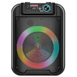 колонка+Bluetooth+USB+SD+радио+аккумулятор+микрофон+эквалайзер+светомузыка ZQS-8142
