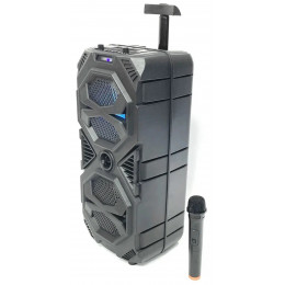 колонка+Bluetooth+USB+SD+радио+аккумулятор+микрофон+эквалайзер+светомузыка ZQS-8212