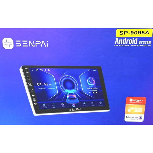 автомагнитола 9″дюйм+Android 1/32GB+сенсорный экран+MP5+Bluetooth+USB+AUX+радио SENPAi SP-9095A