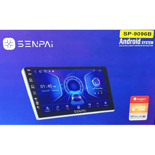 автомагнитола 9″дюйм+Android 2/32GB+сенсорный экран+MP5+Bluetooth+USB+AUX+радио SENPAi SP-9096B