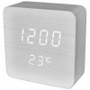 часы (деревянные)+дата+температура VST-872/6 (белый)  1 сорт
