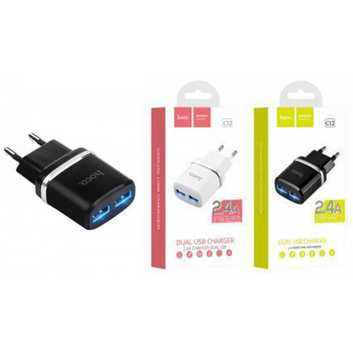 розетка 2 USB Hoco C12