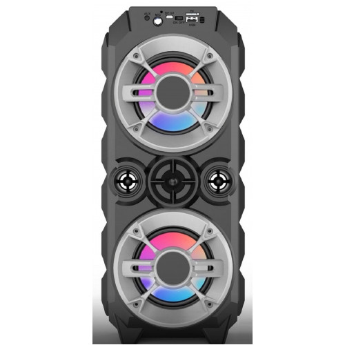 колонка+Bluetooth+USB+SD+радио+аккумулятор+эквалайзер+светомузыка ZQS-4236
