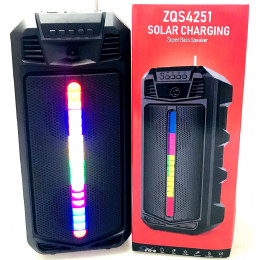 колонка+Bluetooth+USB+SD+радио+аккумулятор+эквалайзер+светомузыка ZQS-4251