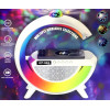 лампа+ночник RGB+колонка+часы+зарядная станция KP552