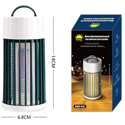 фонарик для кемпинга антимоскитная+аккумулятор+зарядка Micro MWD-5107