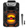колонка+Bluetooth+USB+SD+радио+аккумулятор+микрофон+эквалайзер+светомузыка ZQS-6141