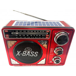 радиоприемник YUEGAN+USB+SD+фонарик+аккумулятор+солнечная зарядка YG-201US