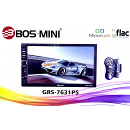 автомагнитола 7″дюйм+сенсорный экран+MP5+Bluetooth+USB+AUX+радио Bos Mini GRS-7631P5