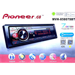 автомагнитола+Bluetooth+USB+AUX+Радио MVH-X5807SBT