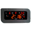 часы настенные+дата+температура VST-739W/1 (красный) 1 сорт
