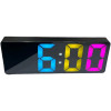 часы настольные+дата+температура X0712E (цветной)