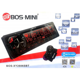 автомагнитола+Bluetooth+USB+AUX+Радио Bos Mini XY2606SBT