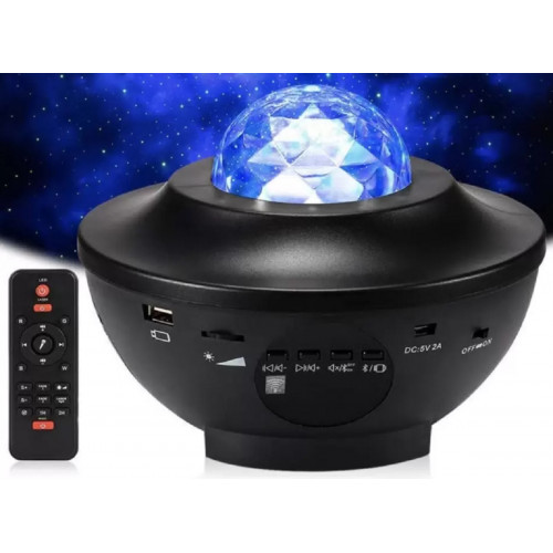 ночник звездного неба+Bluetooth колонка+пульт ZN