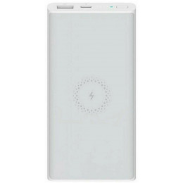 зарядка портативная Power Bank Xiaomi Mi 3  10000mAh+беспроводная зарядка  белый