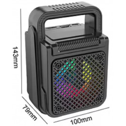 колонка+Bluetooth+USB+SD+радио+аккумулятор+светомузыка ZQS-1372