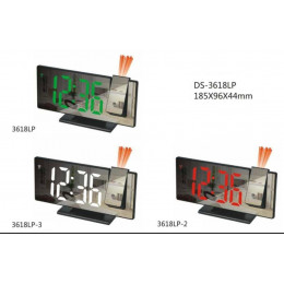 часы проекционные+дата+температура DS-3618LP