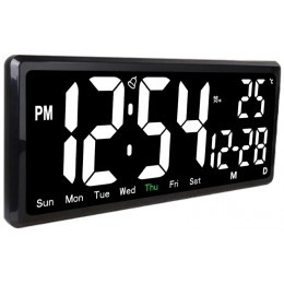 часы настенные+настольные+дата+температура DS-3809L-W (белый)