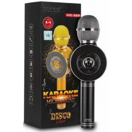 колонка микрофон+Bluetooth+USB+радио+аккумулятор WSTER WS-668