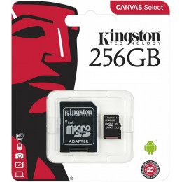 карта памяти MicroSD 256GB (Kingston)