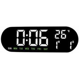часы настольные+дата+температура VST-913/6 (белый)