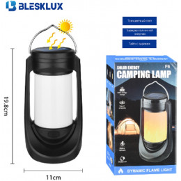 фонарик для кемпинга+аккумулятор+зарядка Type-C+солнечная зарядка "BLESKLUX" BL-CLF6