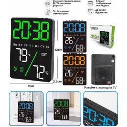 часы настольные+дата+температура EC-6107