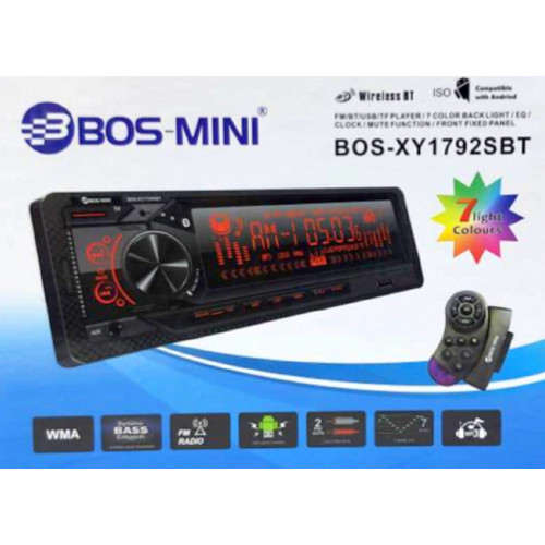 автомагнитола+Bluetooth+USB+AUX+Радио BOS-XY1792SBT