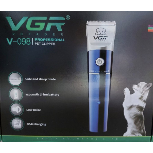 машинка для стрижки волос животных VGR V-098