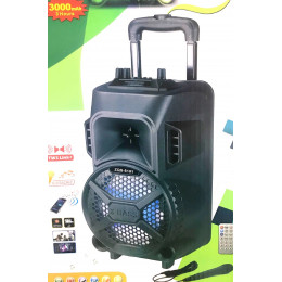 бумбокс+Bluetooth+USB+SD+радио+аккумулятор+микрофон+эквалайзер+светомузыка ZQS-8101