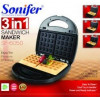 сендвичница-вафельница 3в1 Sonifer, мощность 800w SF-6050