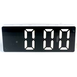 часы настольные+дата+температура X022/6 (белый)