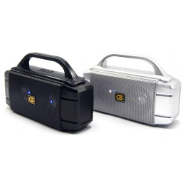 колонка GiBOX G007+Bluetooth+USB+радио+светомузыка+аккумулятор+Power Bank (1 сорт)