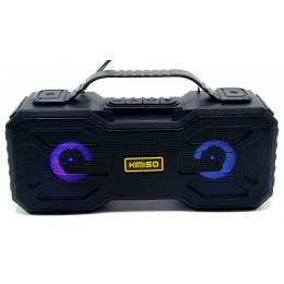 колонка KIMISO KM-301+Bluetooth+USB+радио+светомузыка+аккумулятор+Power Bank (1 сорт)