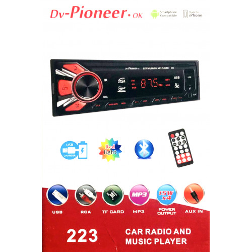 автомагнитола+Bluetooth+USB+AUX+Радио 223