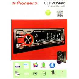 автомагнитола+Bluetooth+USB+AUX+Радио DEH-MP4401