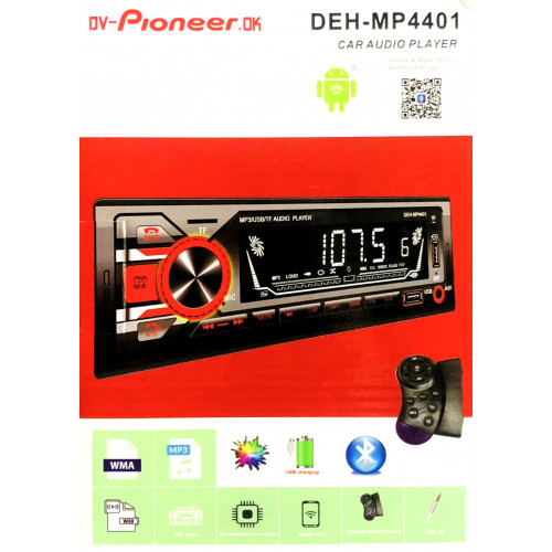 автомагнитола+Bluetooth+USB+AUX+Радио DEH-MP4401
