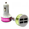 авто зарядка 4 USB, 4.1A KO-25