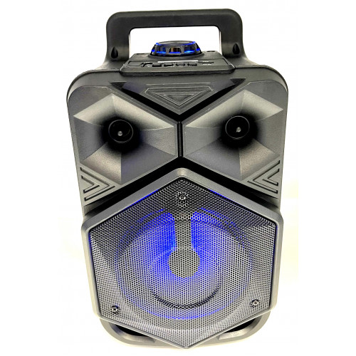 бумбокс+Bluetooth+USB+SD+радио+аккумулятор+микрофон+светомузыка ZQS-6120
