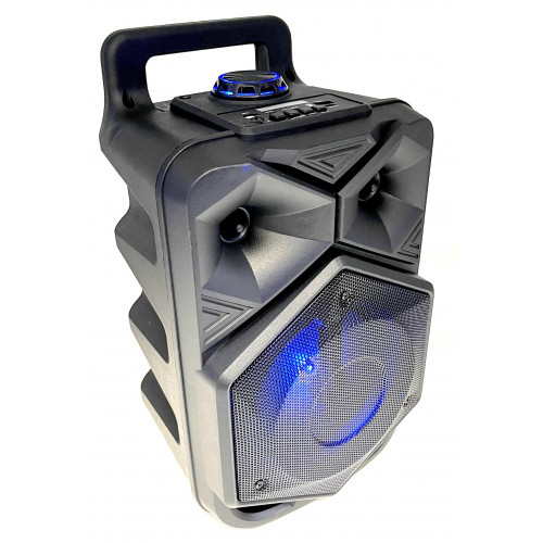 бумбокс+Bluetooth+USB+SD+радио+аккумулятор+микрофон+светомузыка ZQS-6120