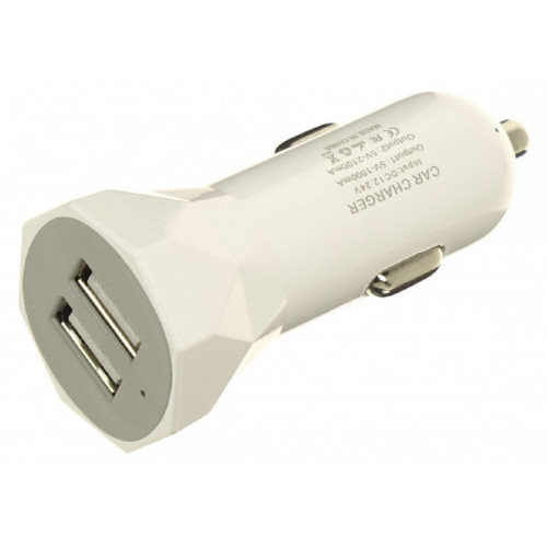 авто зарядка 2 USB, 2A (AF01)