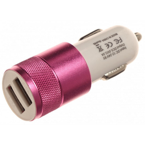 авто зарядка 2 USB, 2A (KO-20)
