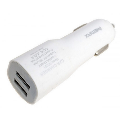 авто зарядка 2 USB, 2A REMAX (9188)